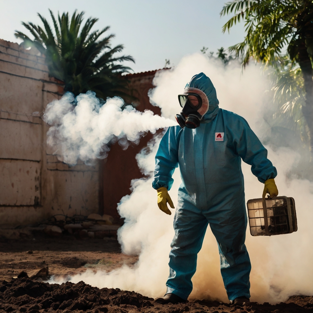 Control de plagas en bodegas de alimentos, con personal capacitado y equipo de fumigación. Control de plagas en bodegas de alimentos, con personal capacitado y equipo de fumigación.