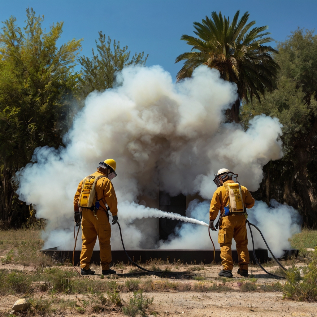 Un área de camping en García, CP 66099, con familias disfrutando de la naturaleza. Un equipo de fumigación trabaja para eliminar plagas, asegurando un entorno seguro y saludable para los campistas. Un área de camping en García, CP 66099, con familias disfrutando de la naturaleza. Un equipo de fumigación trabaja para eliminar plagas, asegurando un entorno seguro y saludable para los campistas.