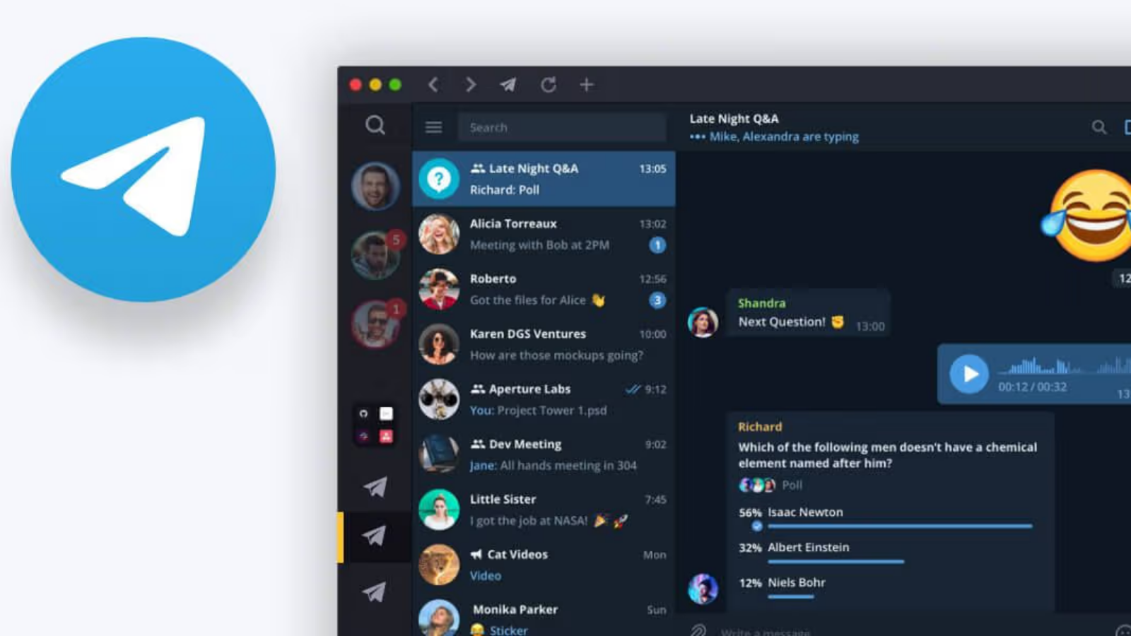 Telegram channel cover art