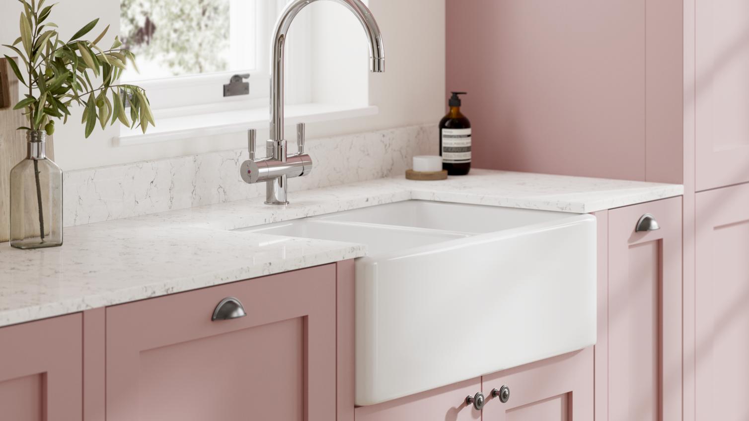 Clean Pink Kitchen Clean Pink Kitchen