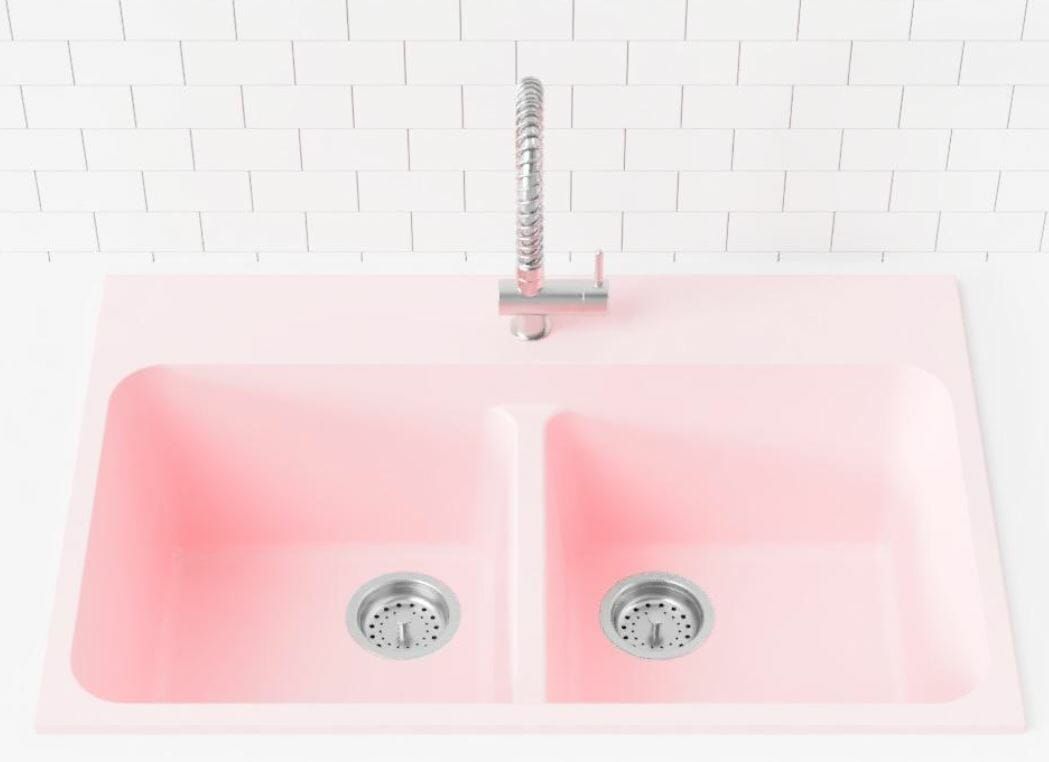 Clean Pink Kitchen Clean Pink Kitchen