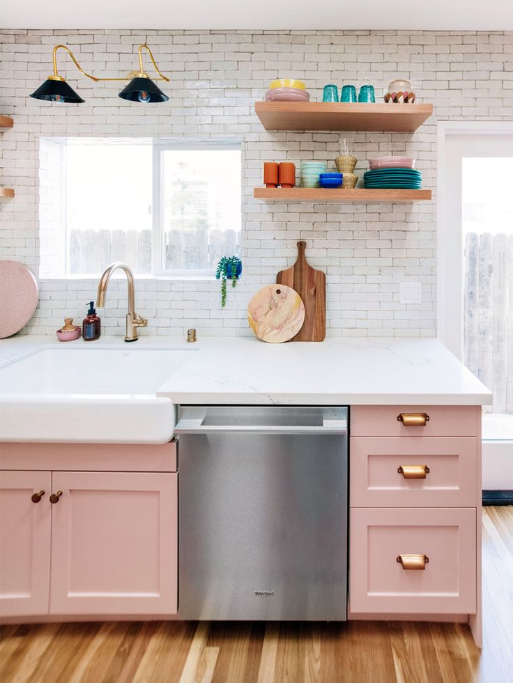 Clean Pink Kitchen Clean Pink Kitchen