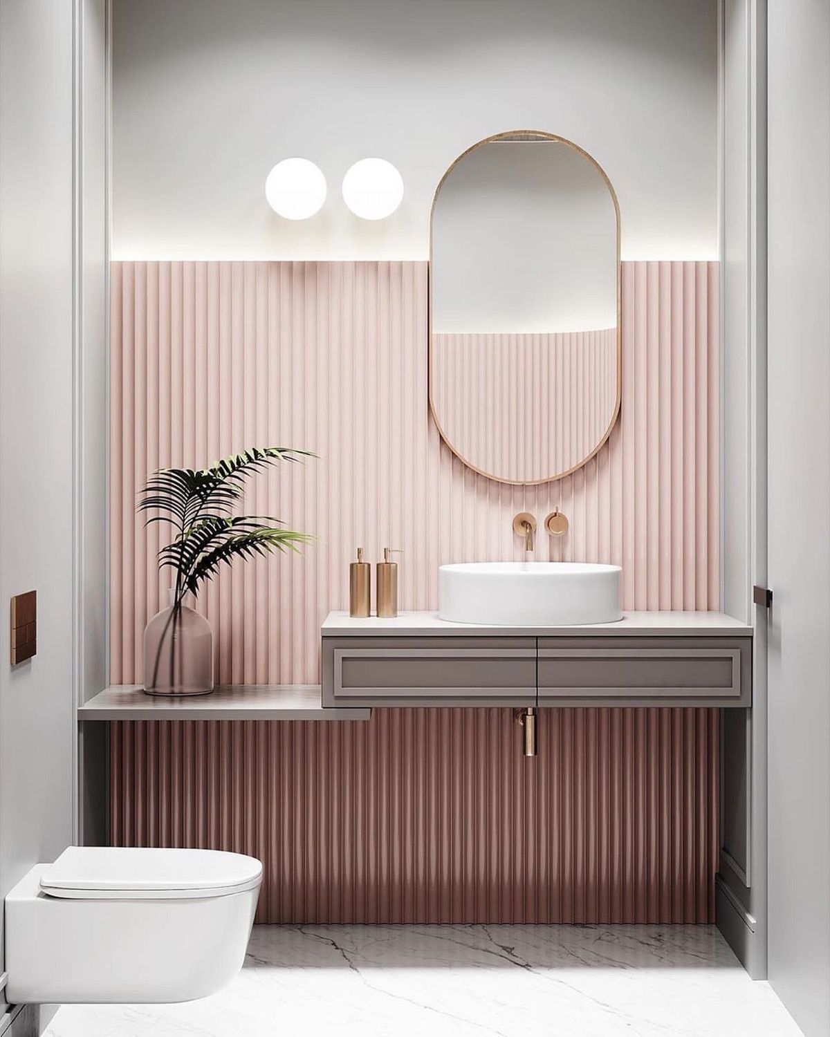 Sparkling Clean Pink Bathroom Sparkling Clean Pink Bathroom