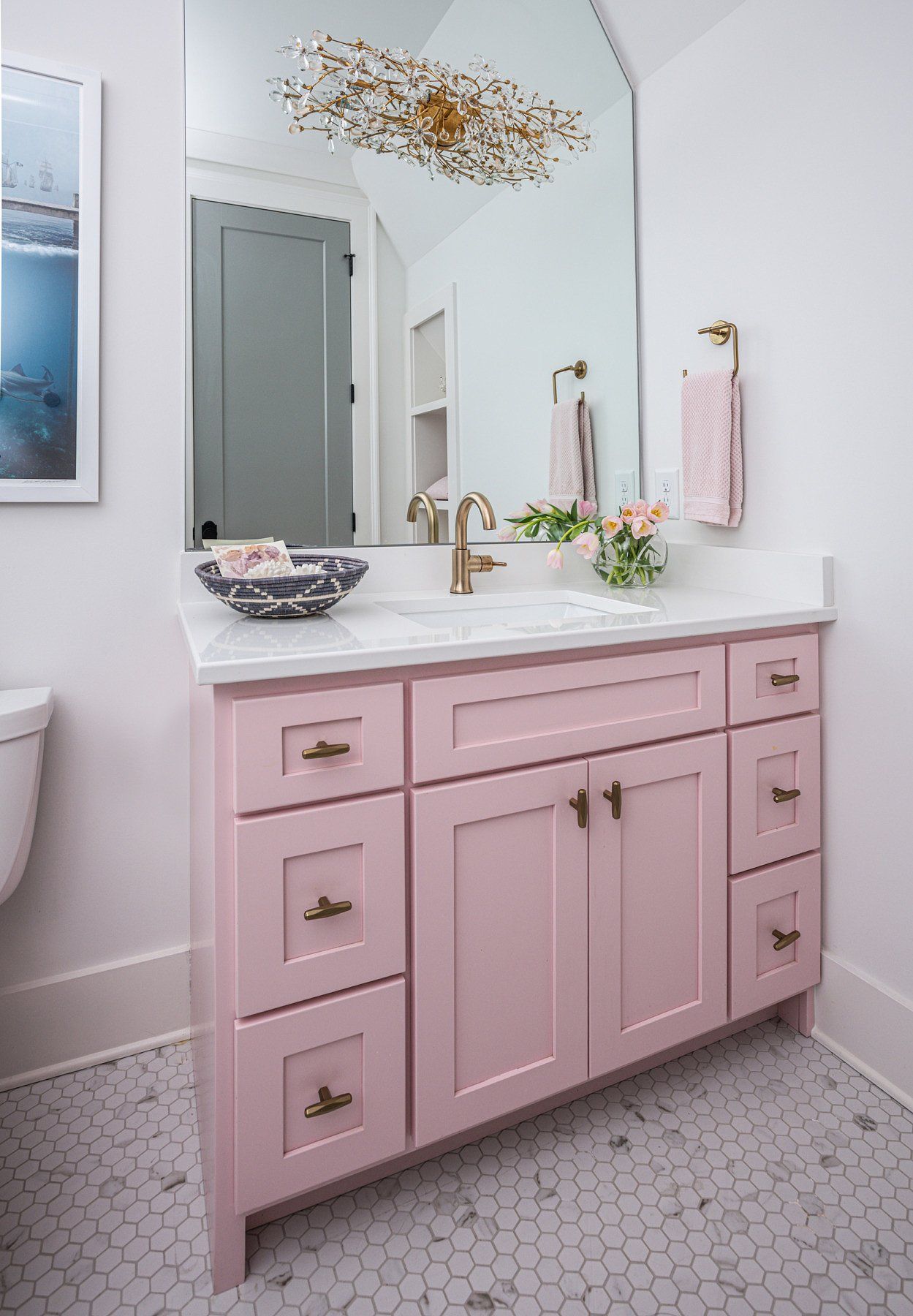 Sparkling Clean Pink Bathroom Sparkling Clean Pink Bathroom