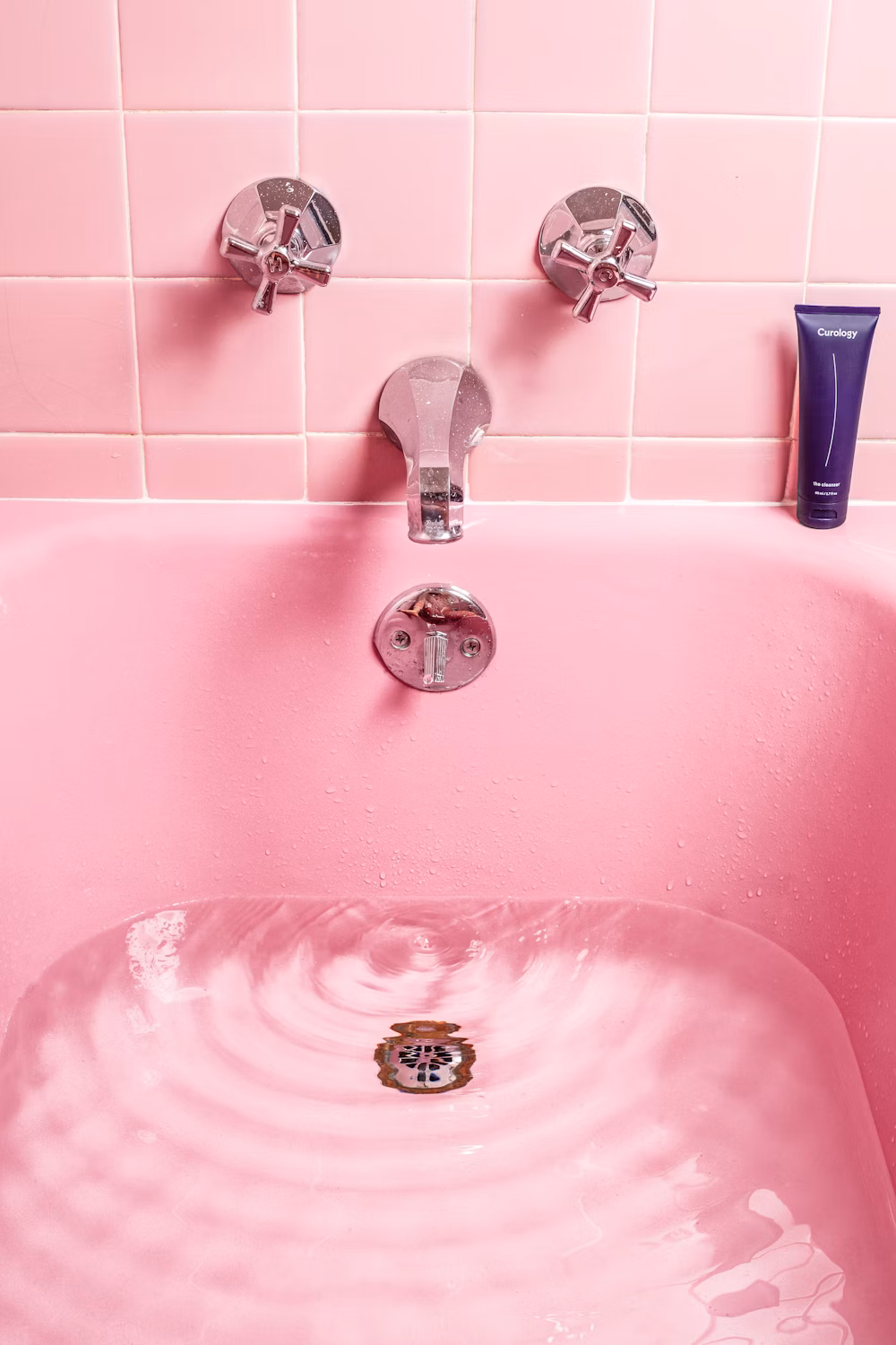 Sparkling Clean Pink Bathroom Sparkling Clean Pink Bathroom