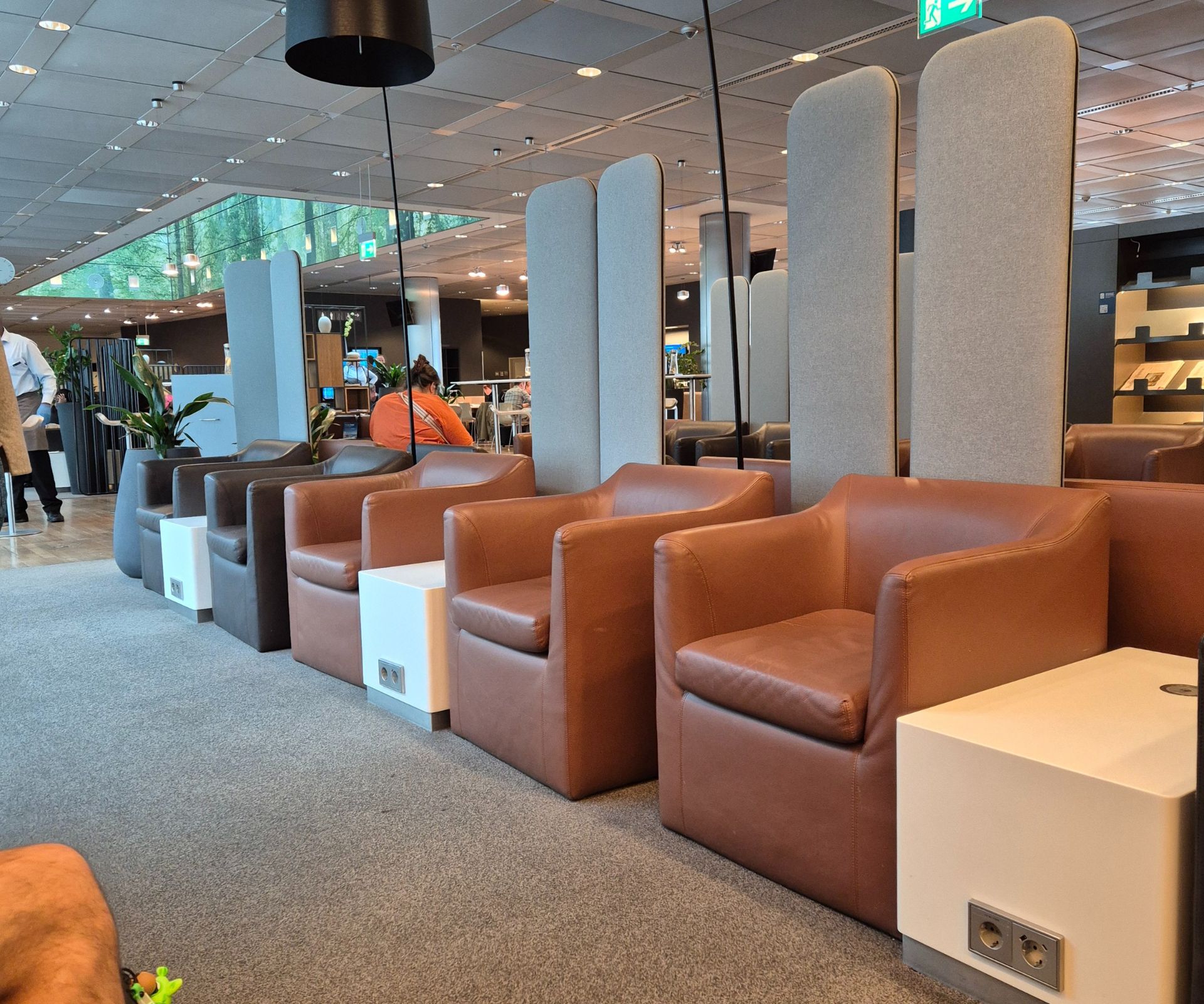 Lounge area in airport Lounge area in airport