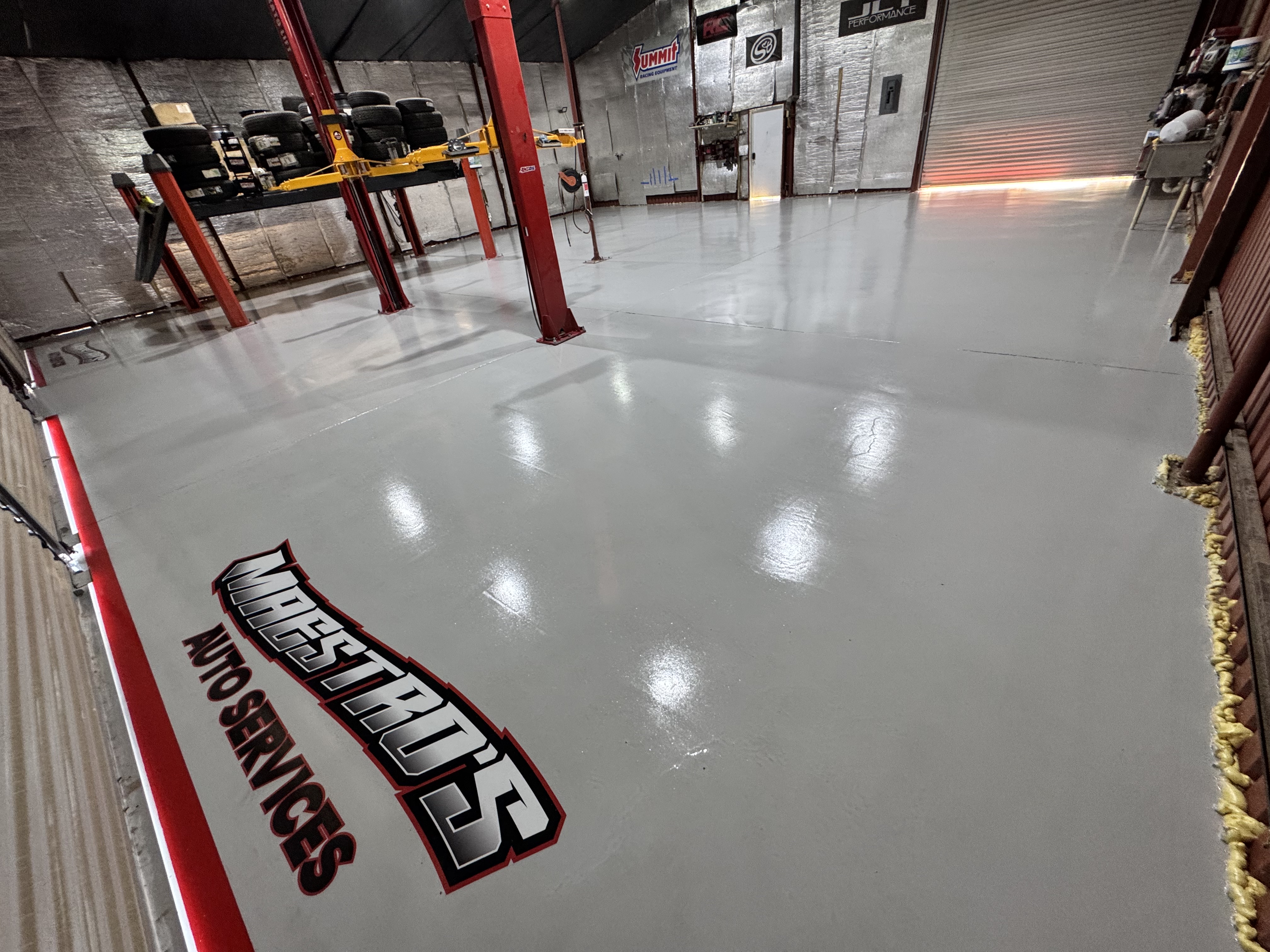 Industrial warehouse epoxy floor coating in West Texas