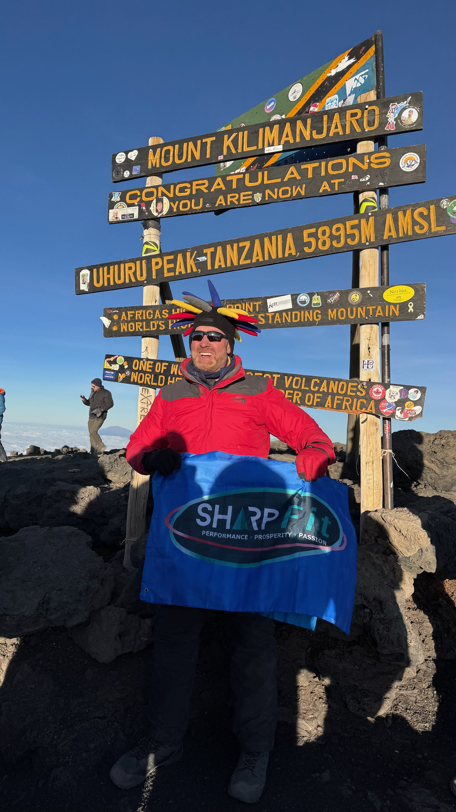 Martin Sharp At the Summit of Kilimanjaro Martin Sharp At the Summit of Kilimanjaro