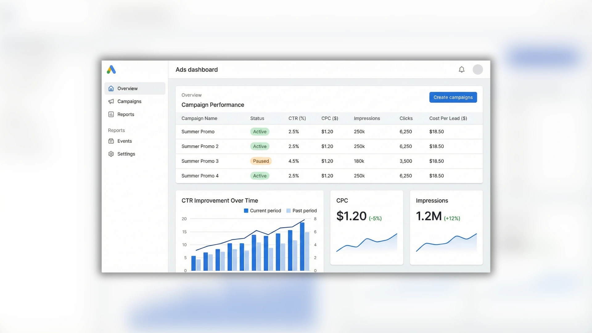 Paid Advertising Performance
