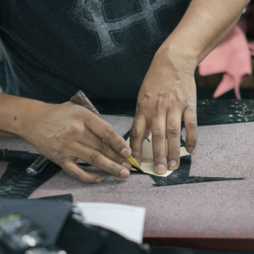 Material cutting process