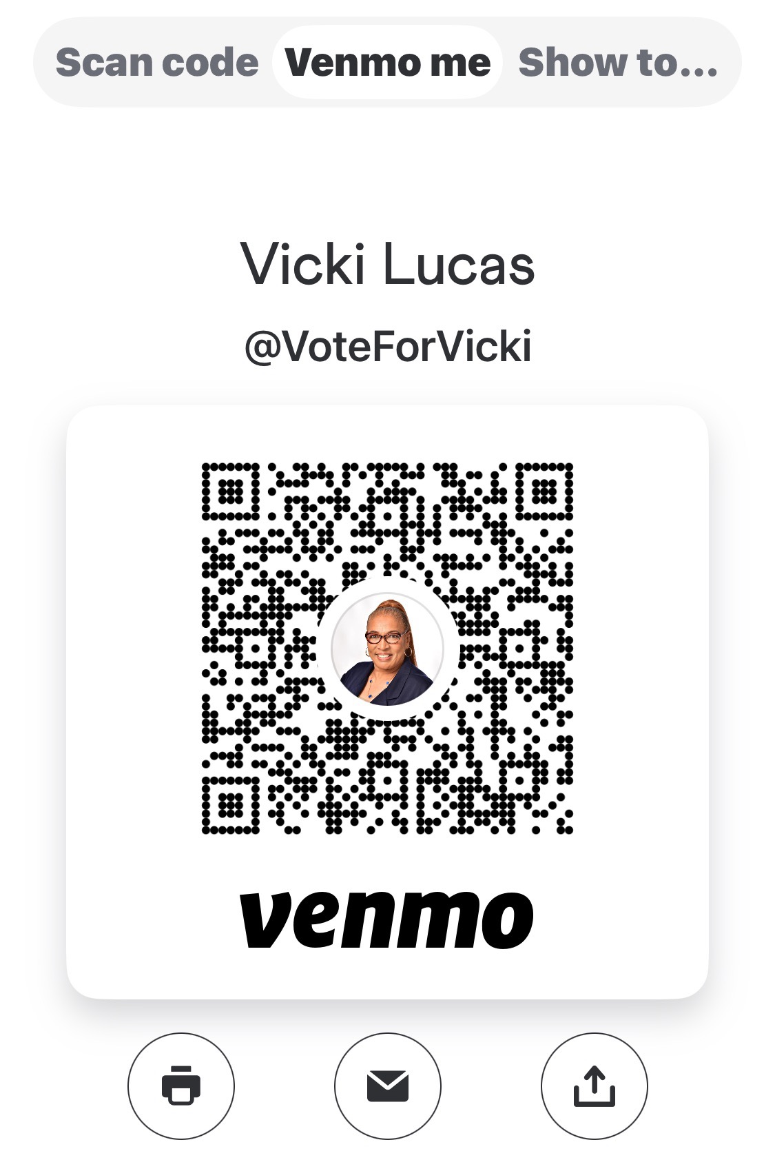 Donate via Venmo