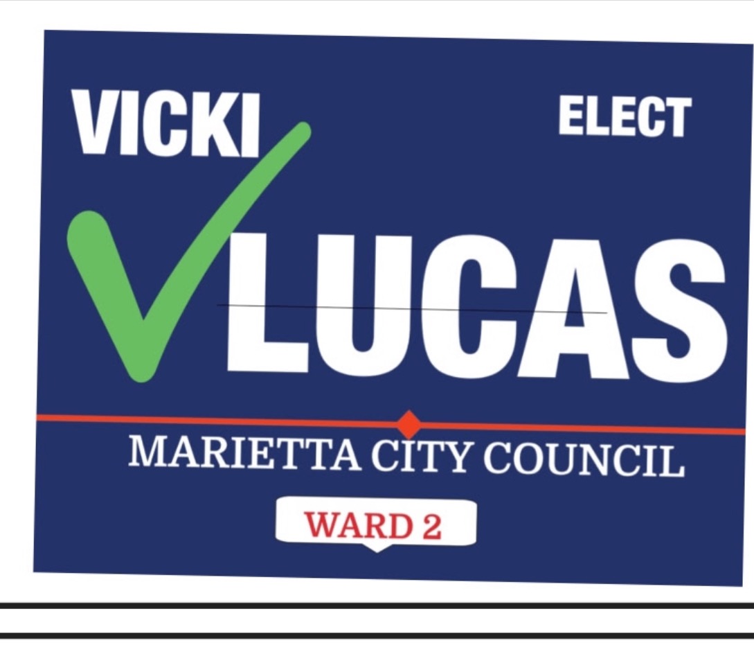 Vicki Lucas Campaign Sign