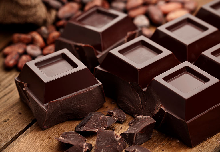 dark chocolate dark chocolate