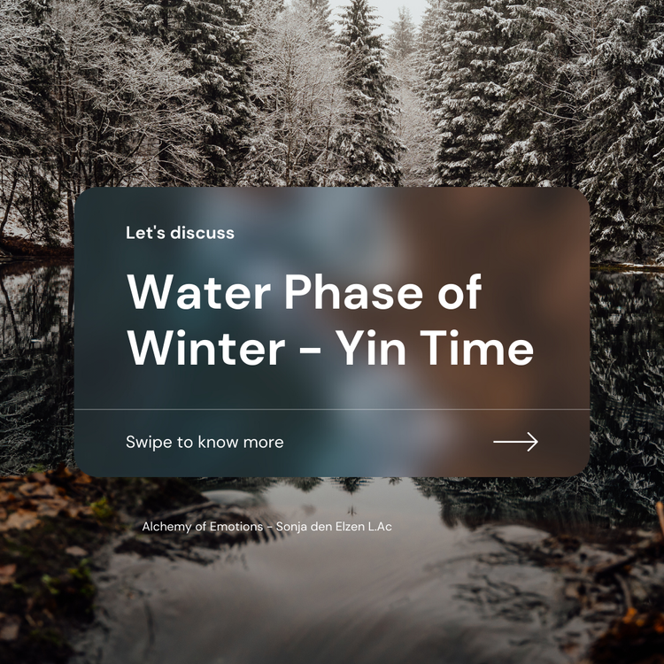 Winter Water Energetics - Yin Time