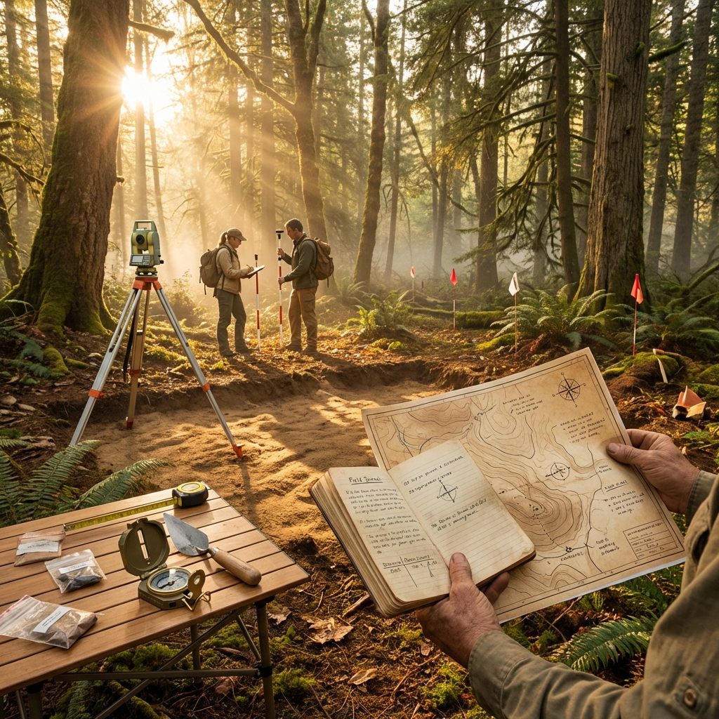 Archaeological survey - mapping the terrain