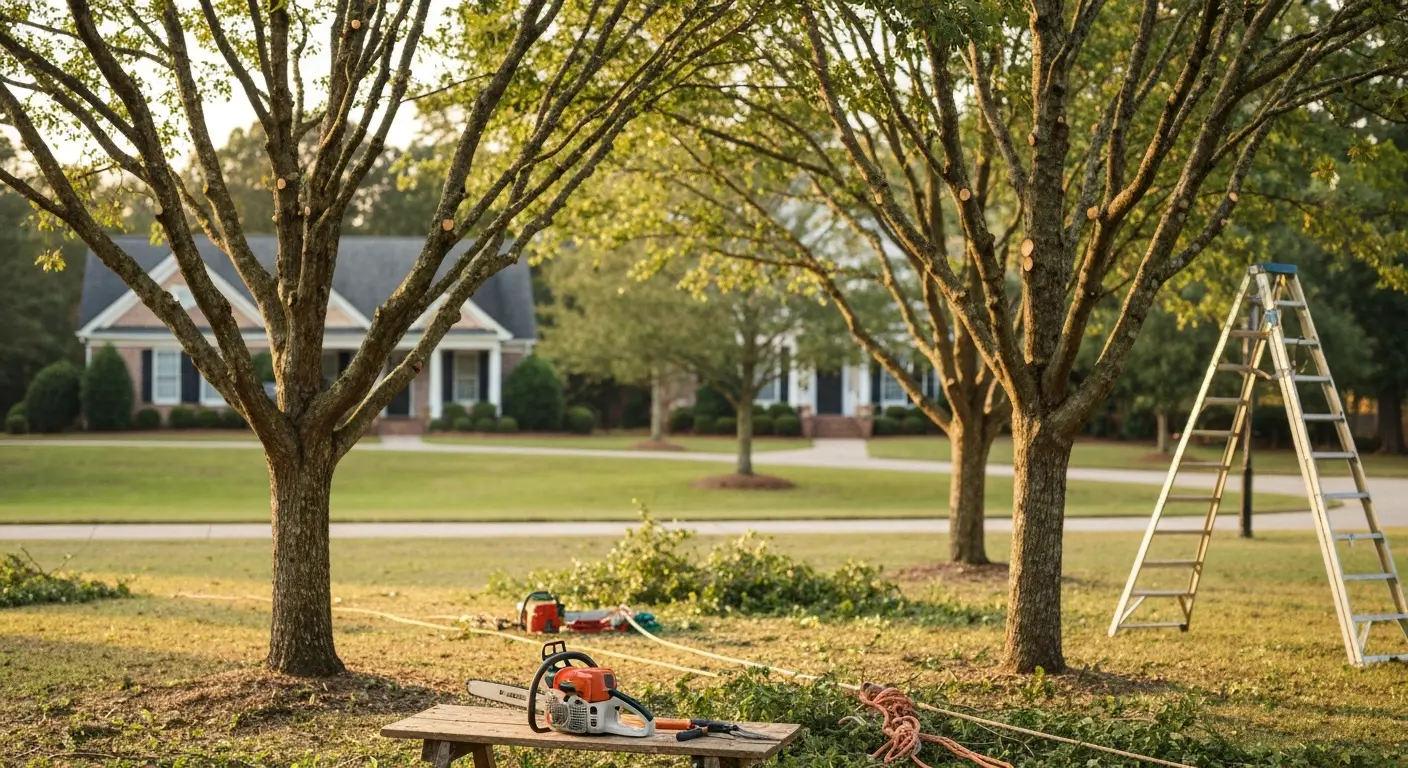 Tree trimming project