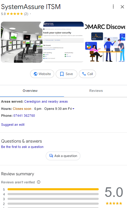 Google My Business - Online reputation Google My Business - Online reputation