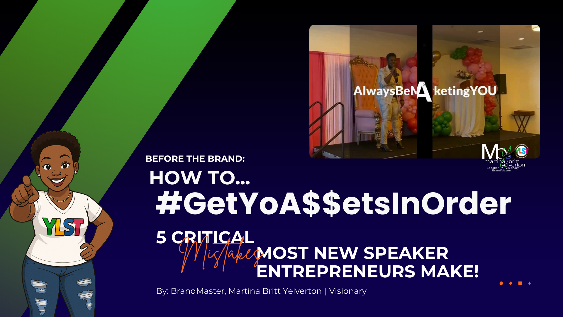 5 Mistakes to AVOID as a New Speaker