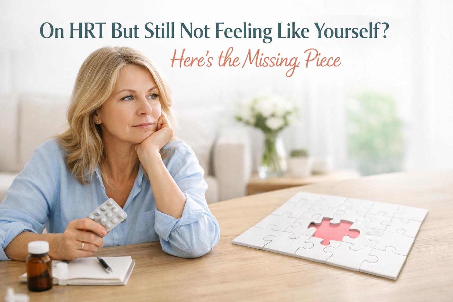 On HRT But Still Not Feeling Like Yourself? Here's the Missing Piece