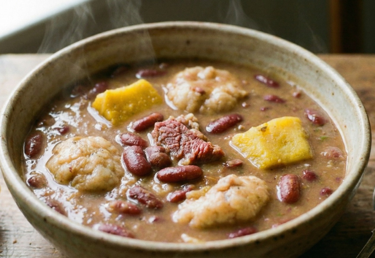 Red pea soup