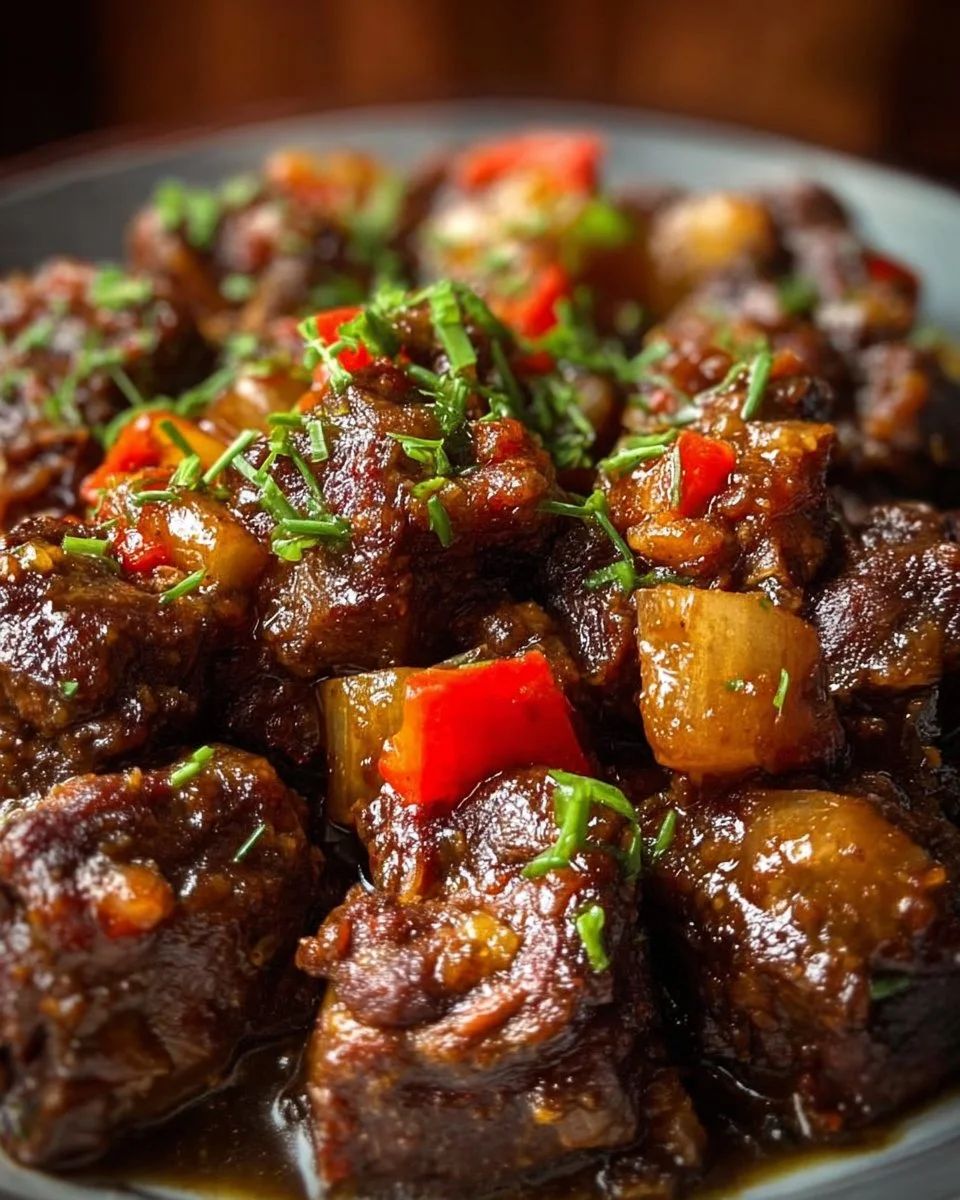 Authentic jamaican oxtail