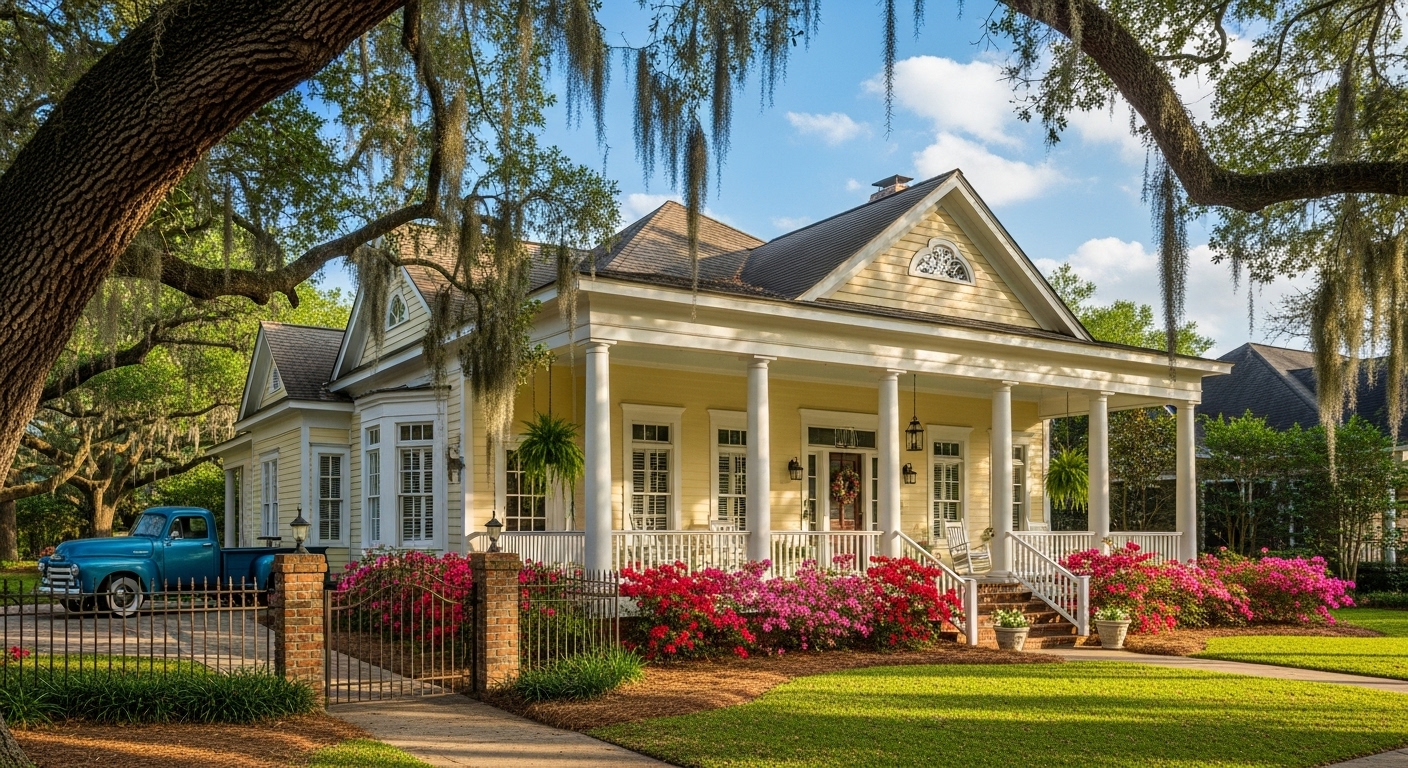 A house in the Moss Bluff, LA