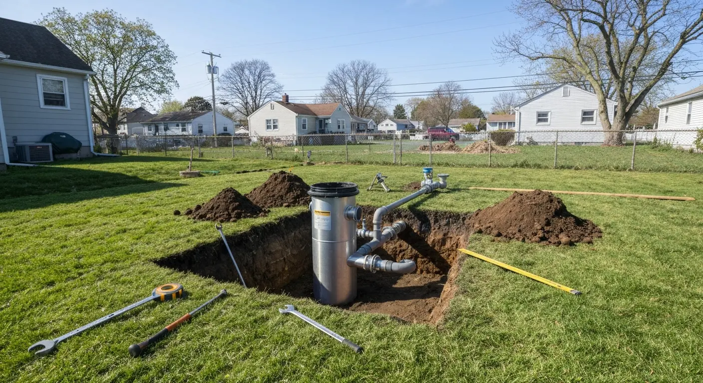 Septic tank repair