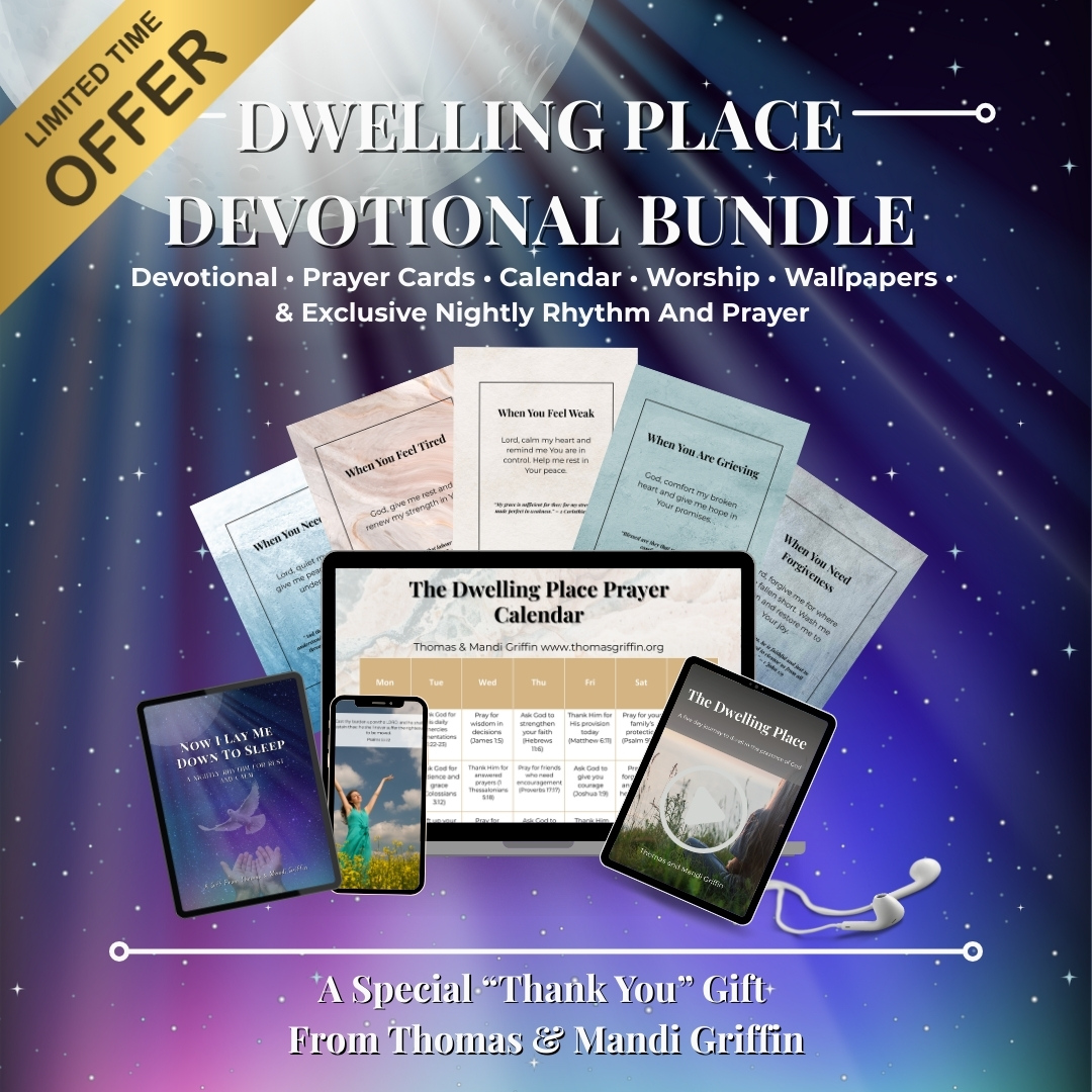 Dwelling Place Bundle digital devotional resources for deepening time in God’s presence.
