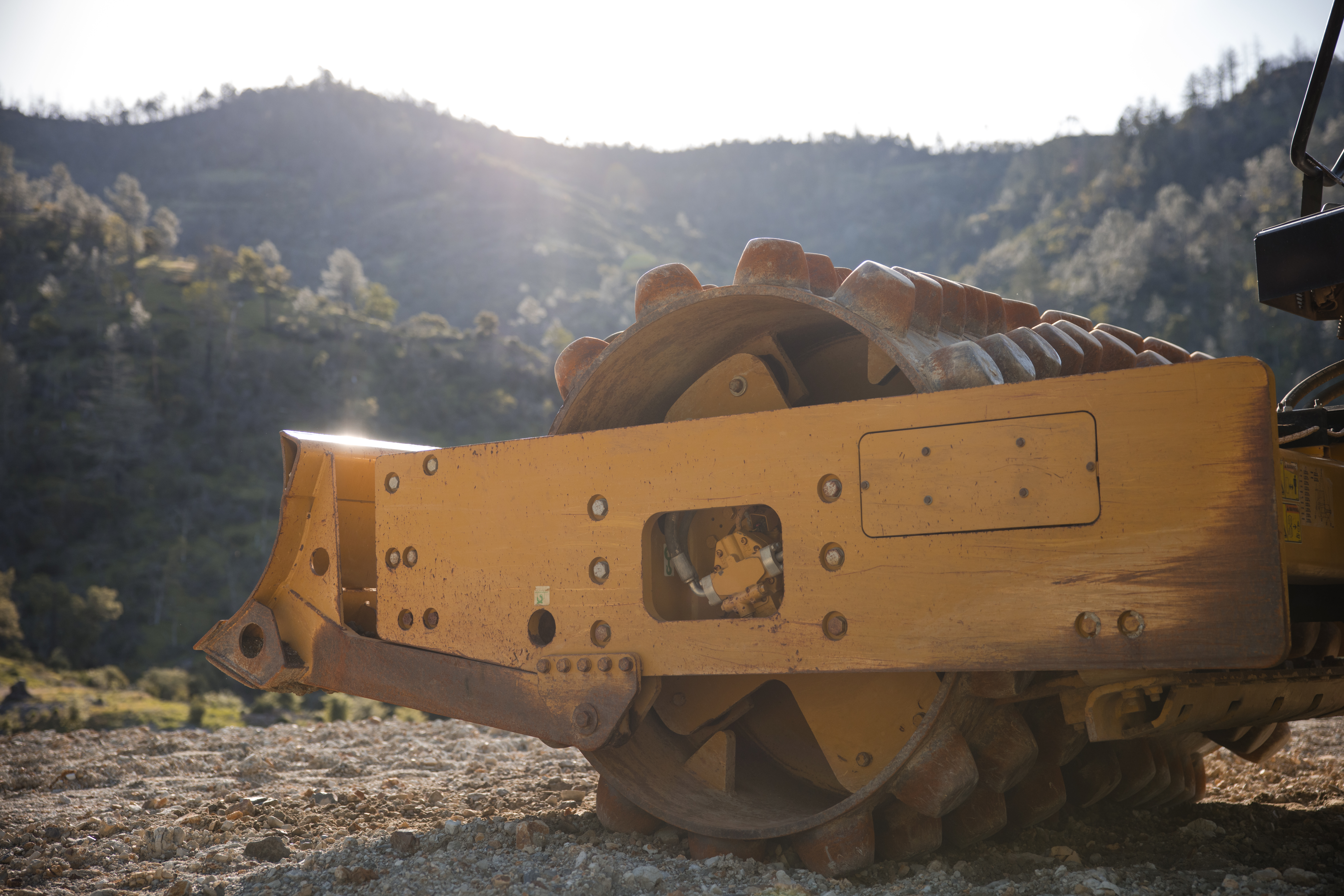 Pridmore Construction heavy equipment performing excavation and grading in Napa Valley Pridmore Construction heavy equipment performing excavation and grading in Napa Valley