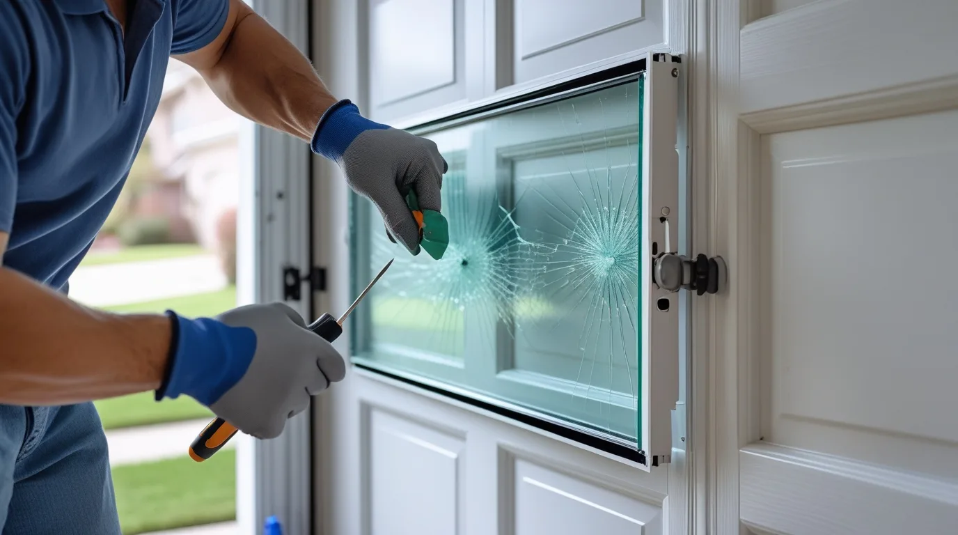 Removing Broken or Damaged Garage Door Glass Removing Broken or Damaged Garage Door Glass