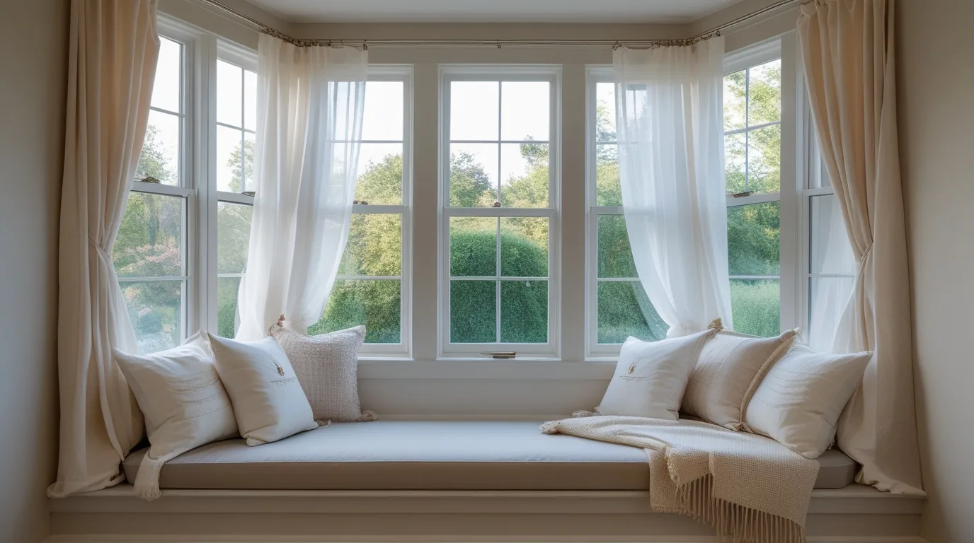 Curtain Ideas for Bay Windows in Every Room Curtain Ideas for Bay Windows in Every Room