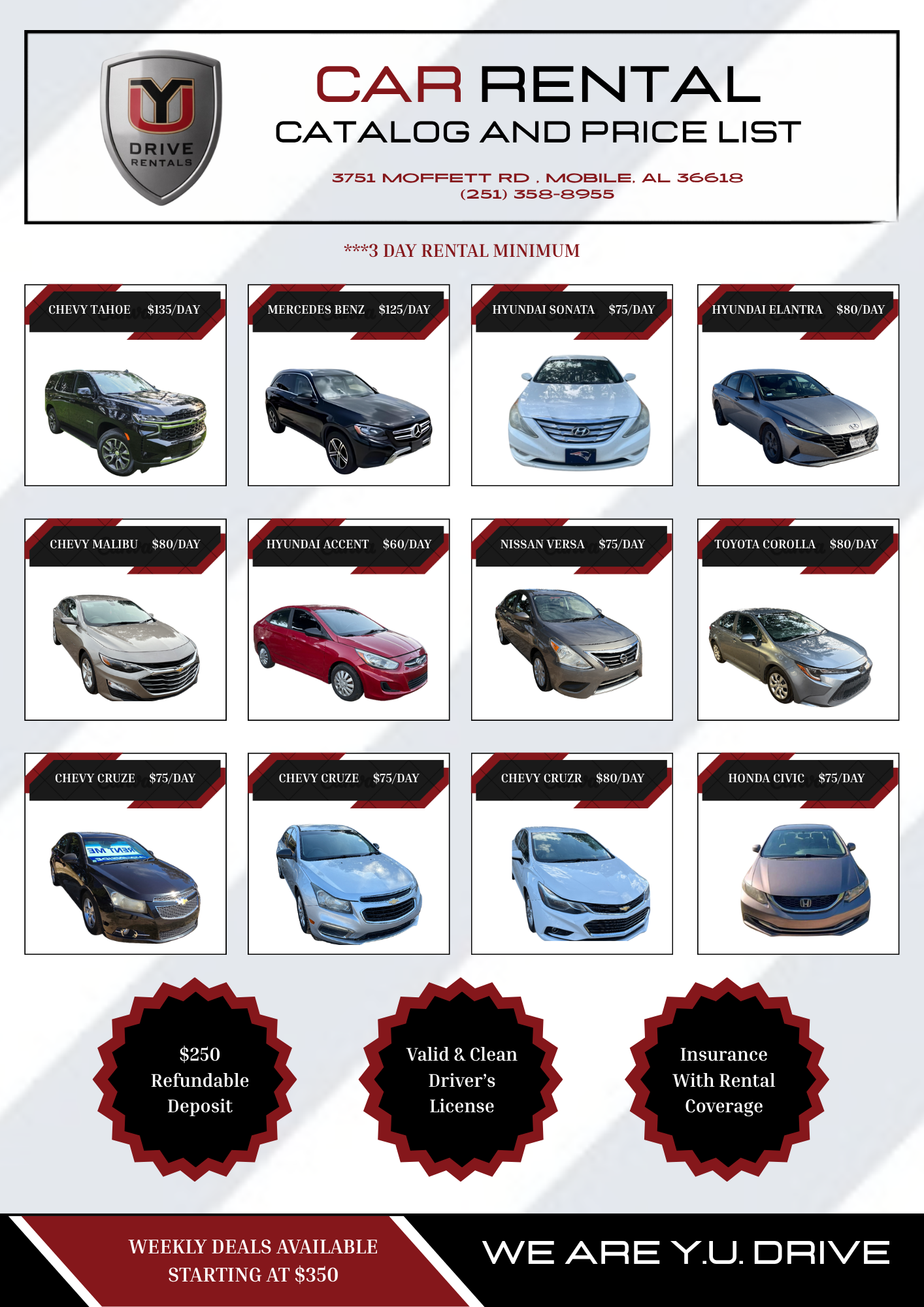 Complete the form below to apply for your rental.