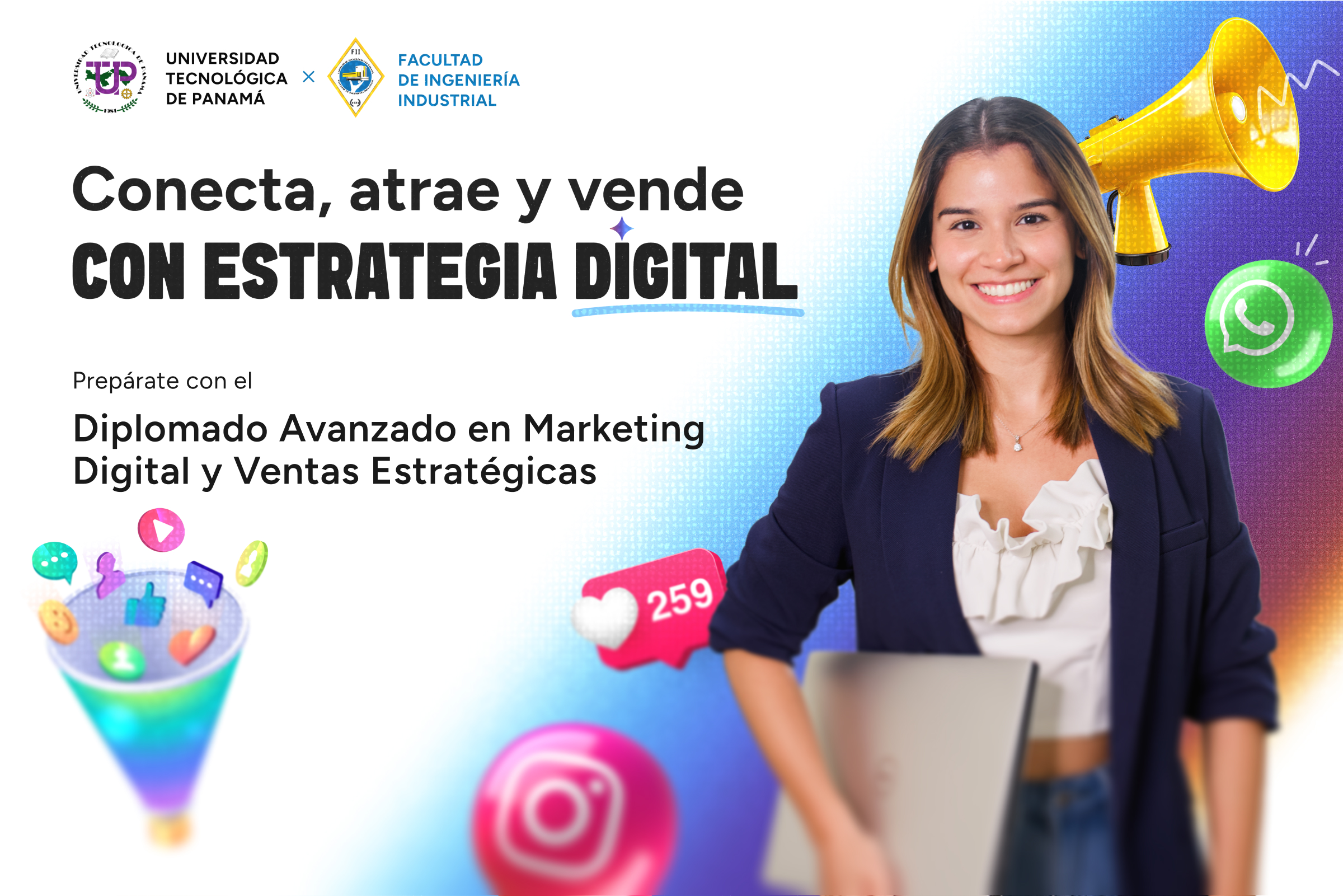 Inscríbete en el Diplomado Avanzado en Marketing Digital y Ventas Estratégicas