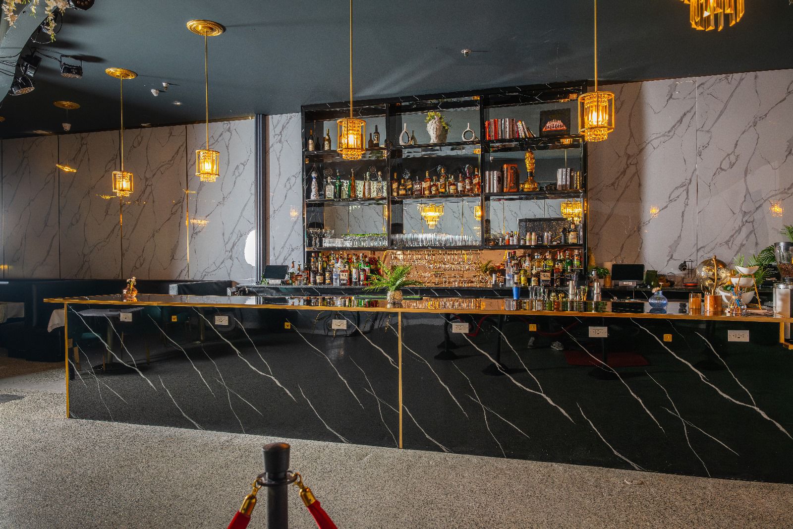 Full bar at TAG