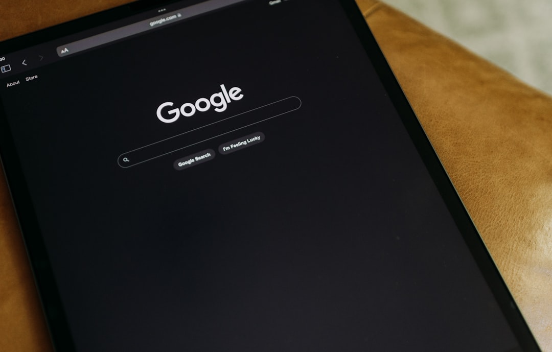 Google search page Google search page