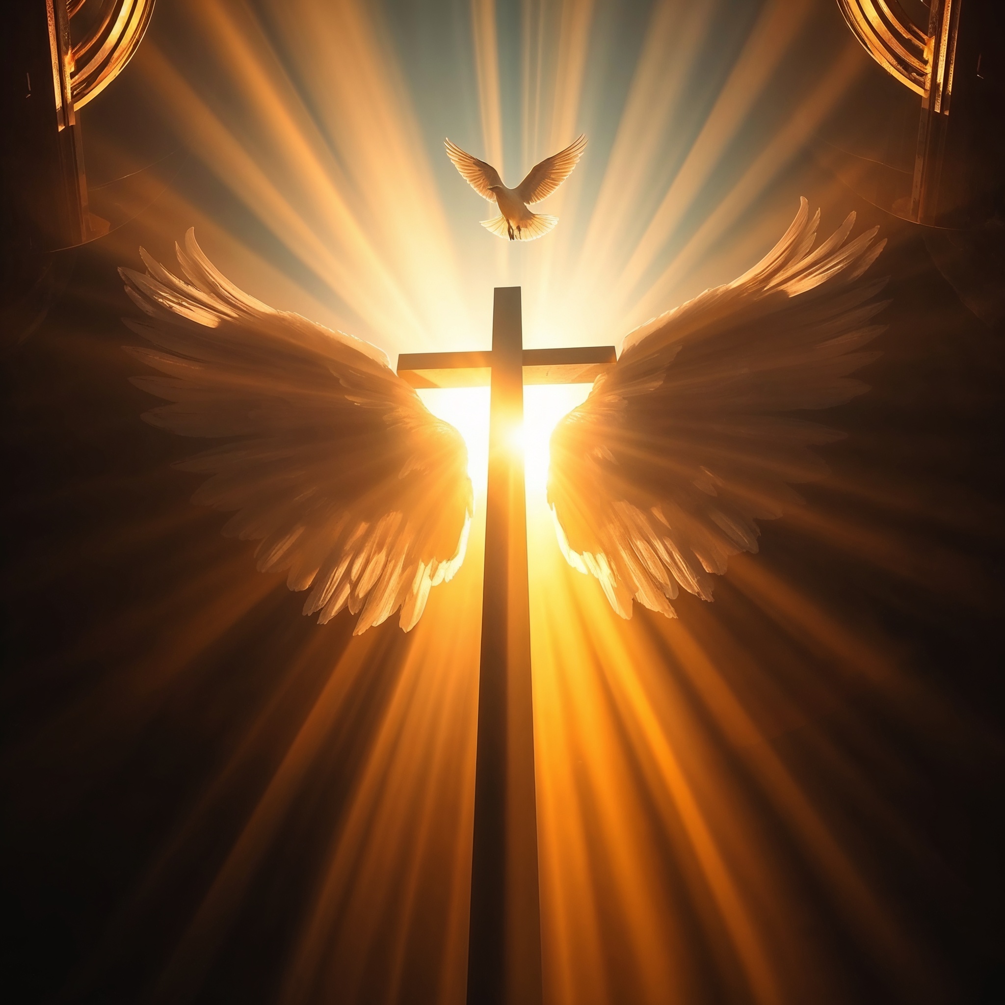 Angel and Cross Angel and Cross
