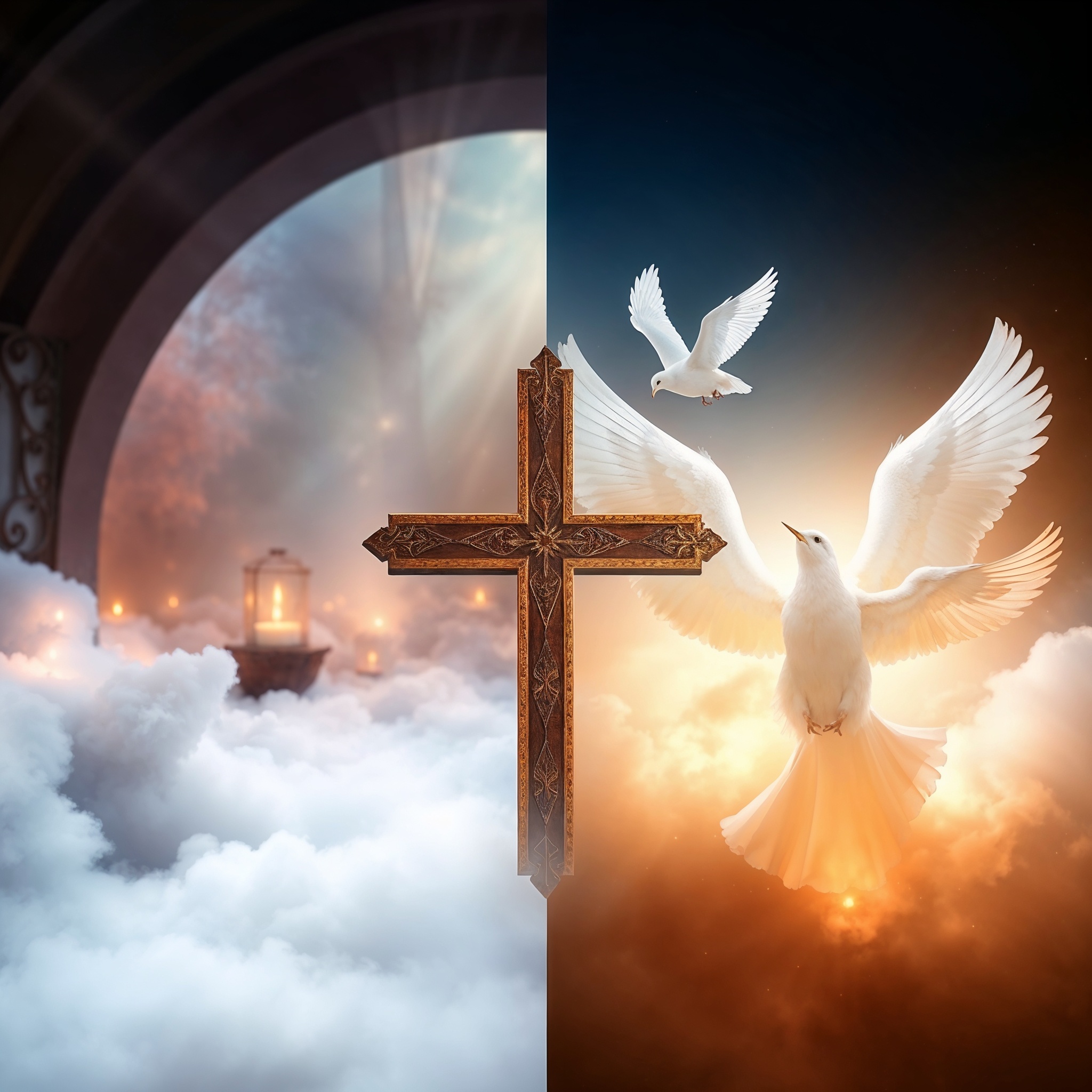 Angel and Cross Angel and Cross