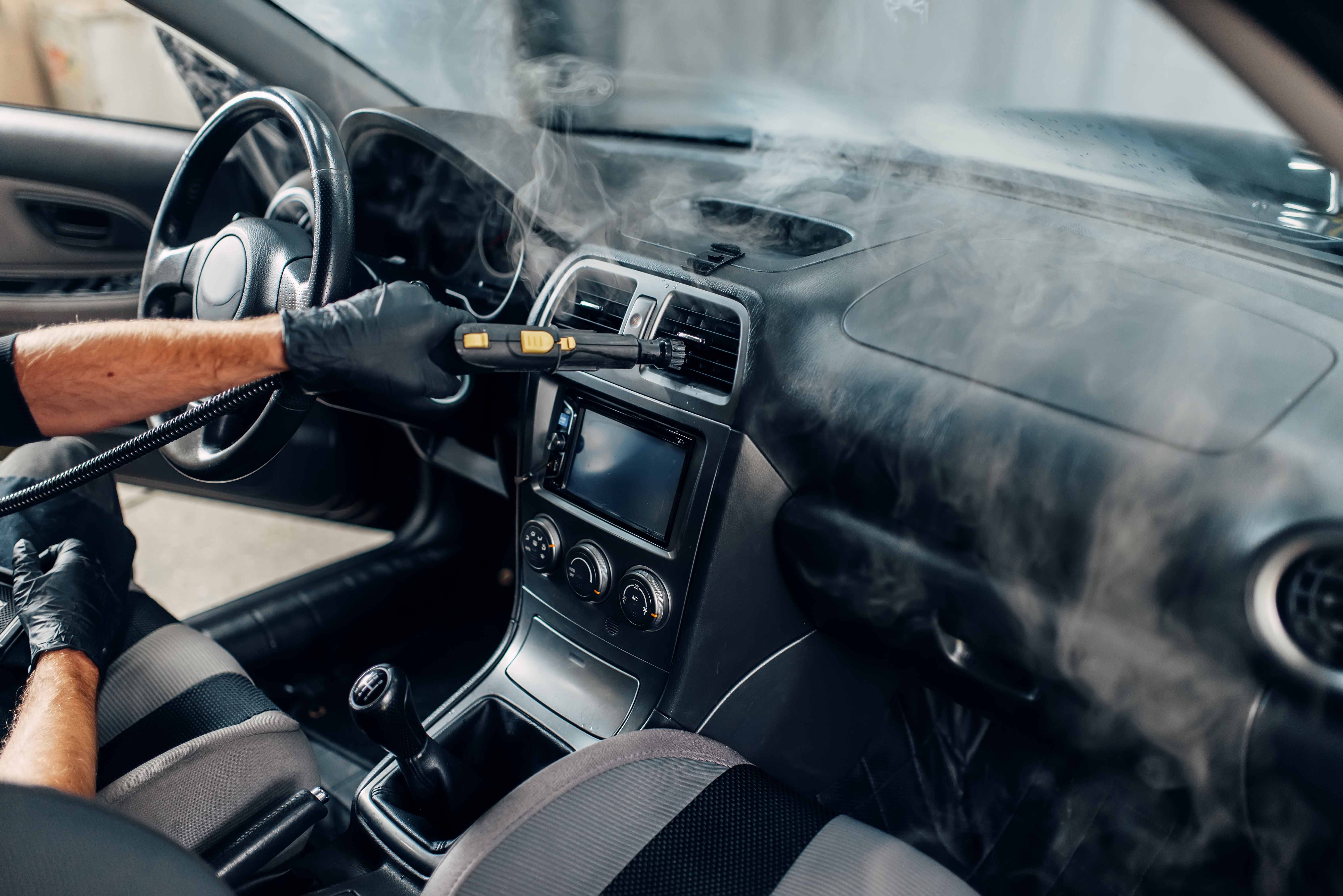car interior cleaning