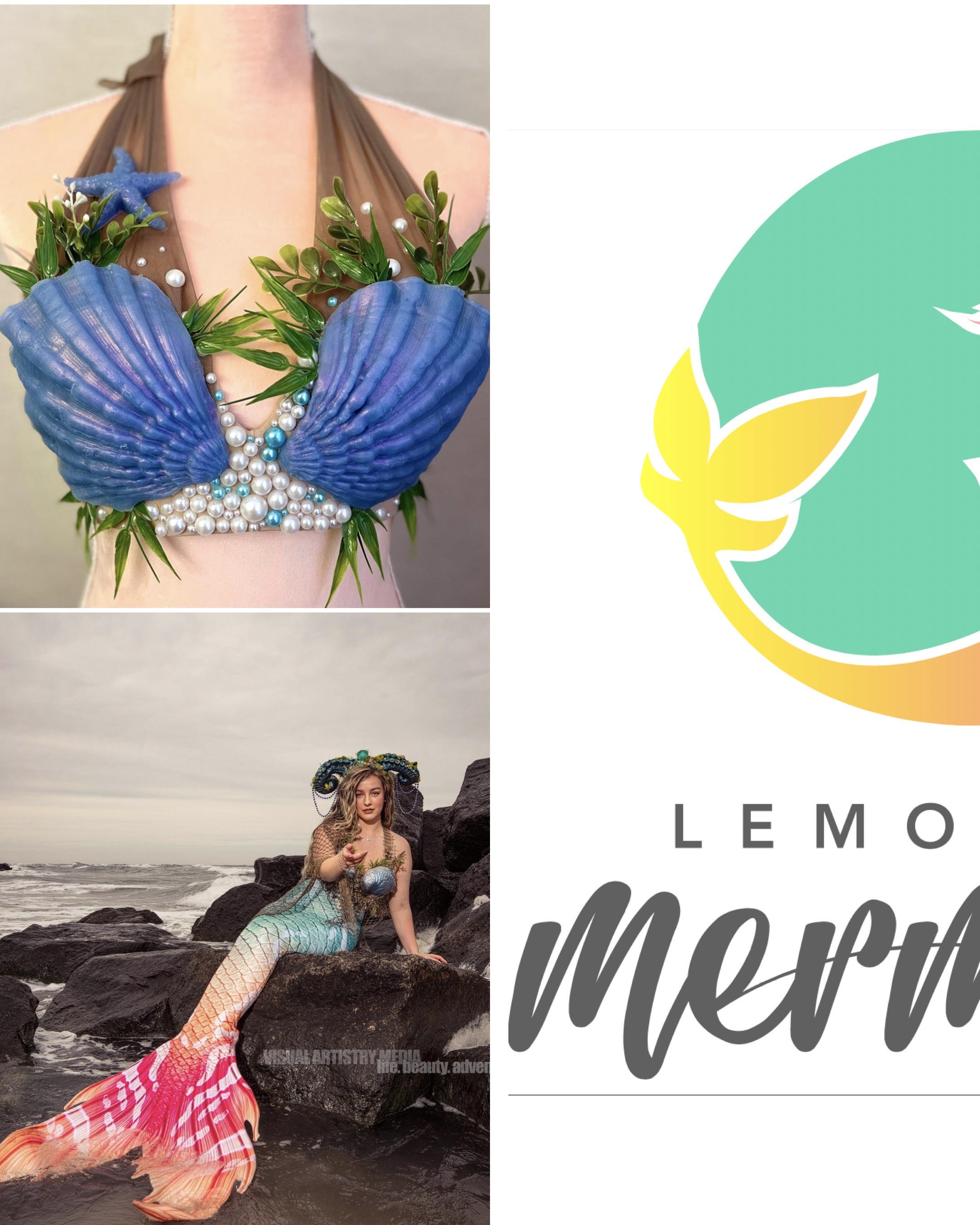 How to Make a Mermaid Bra - DIY Mermaid Bra Costume - The Artisan Life