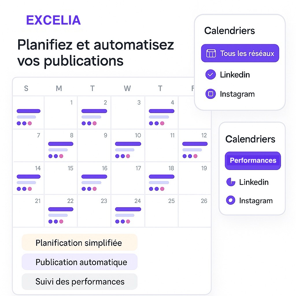 Programmation des posts sur réseaux sociaux