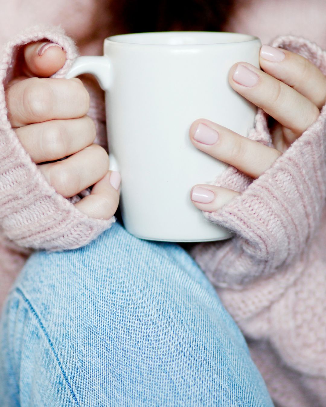 Holding a coffee cup Holding a coffee cup
