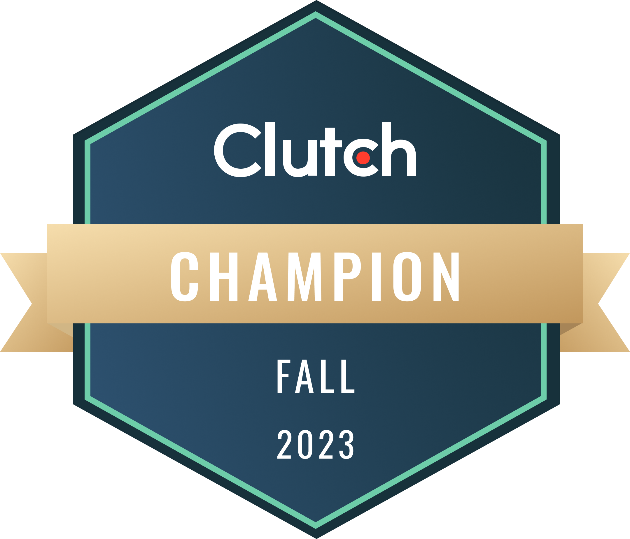 Clutch campion award badge