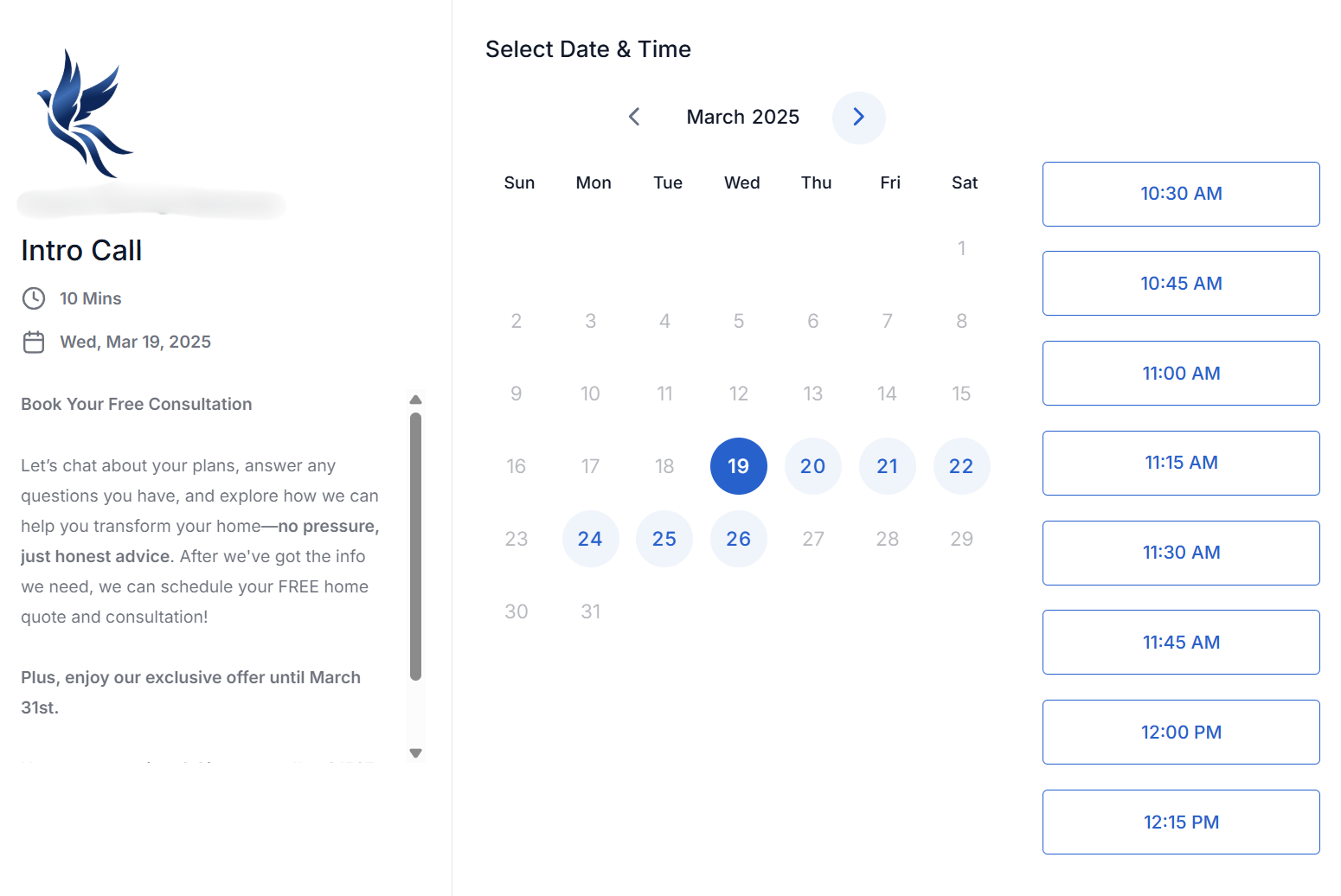 GoHighLevel Intro Call Appointment Calendar GoHighLevel Intro Call Appointment Calendar