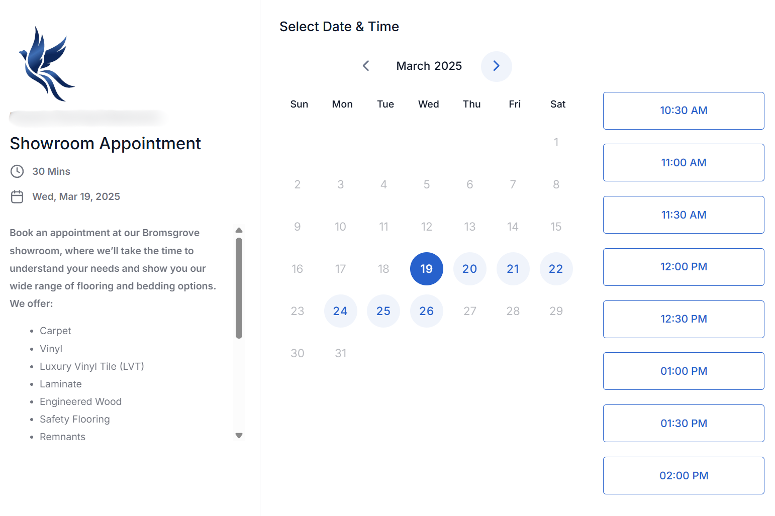 GoHighLevel Home Improvement Booking Calendar GoHighLevel Home Improvement Booking Calendar