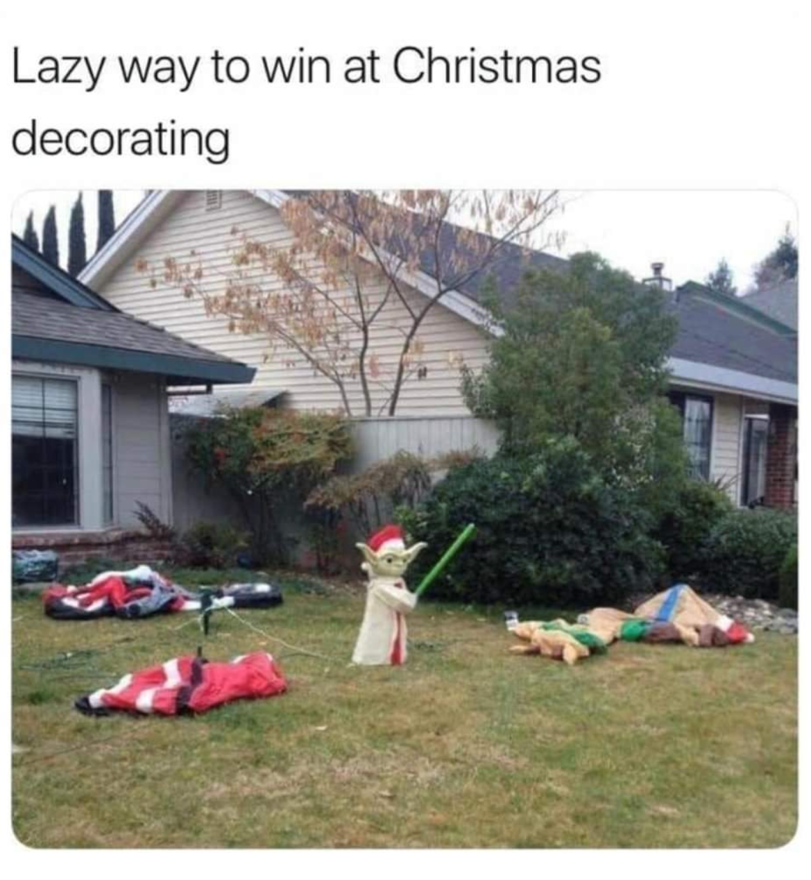 Lazy way to win at Christmas