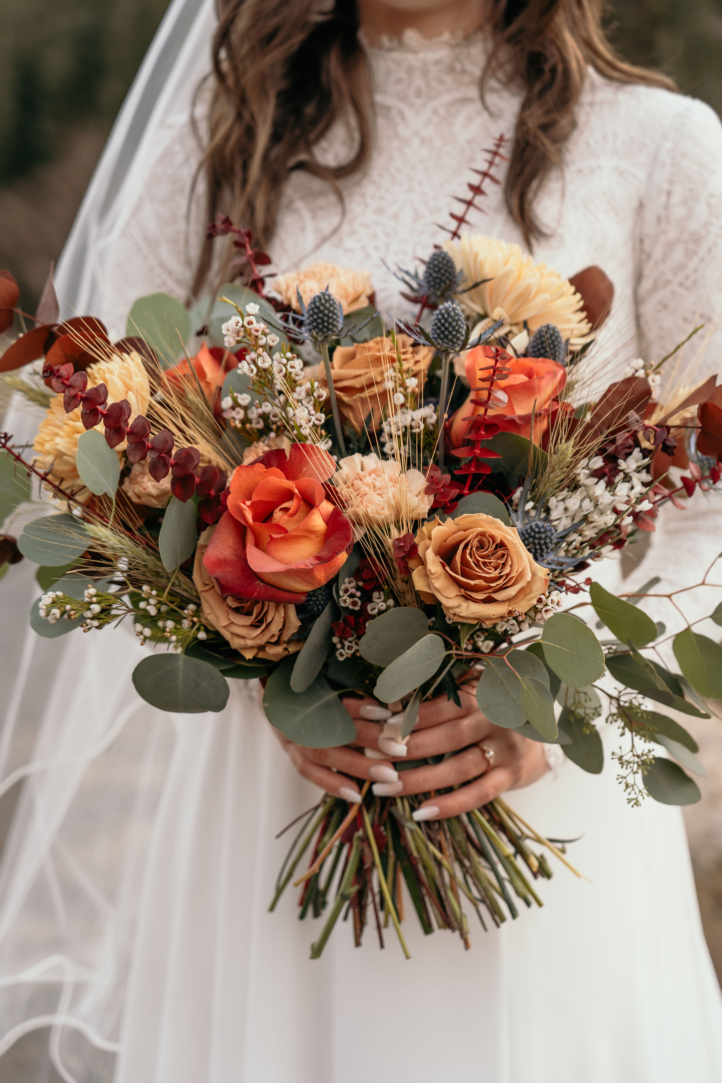 Emotional wedding moment