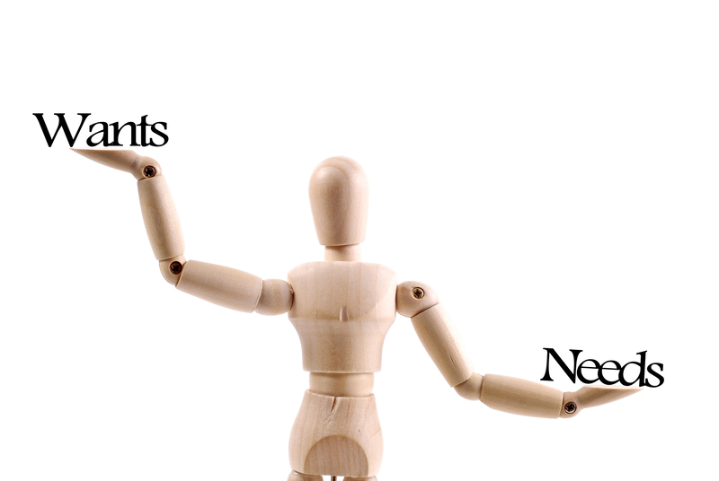 wants and needs