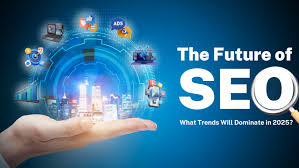 an illustration that shows the seo trends for 2025