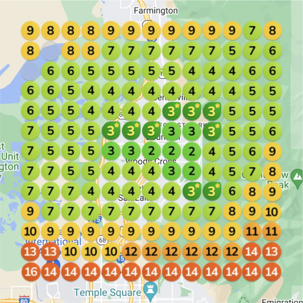 Golf simulator after