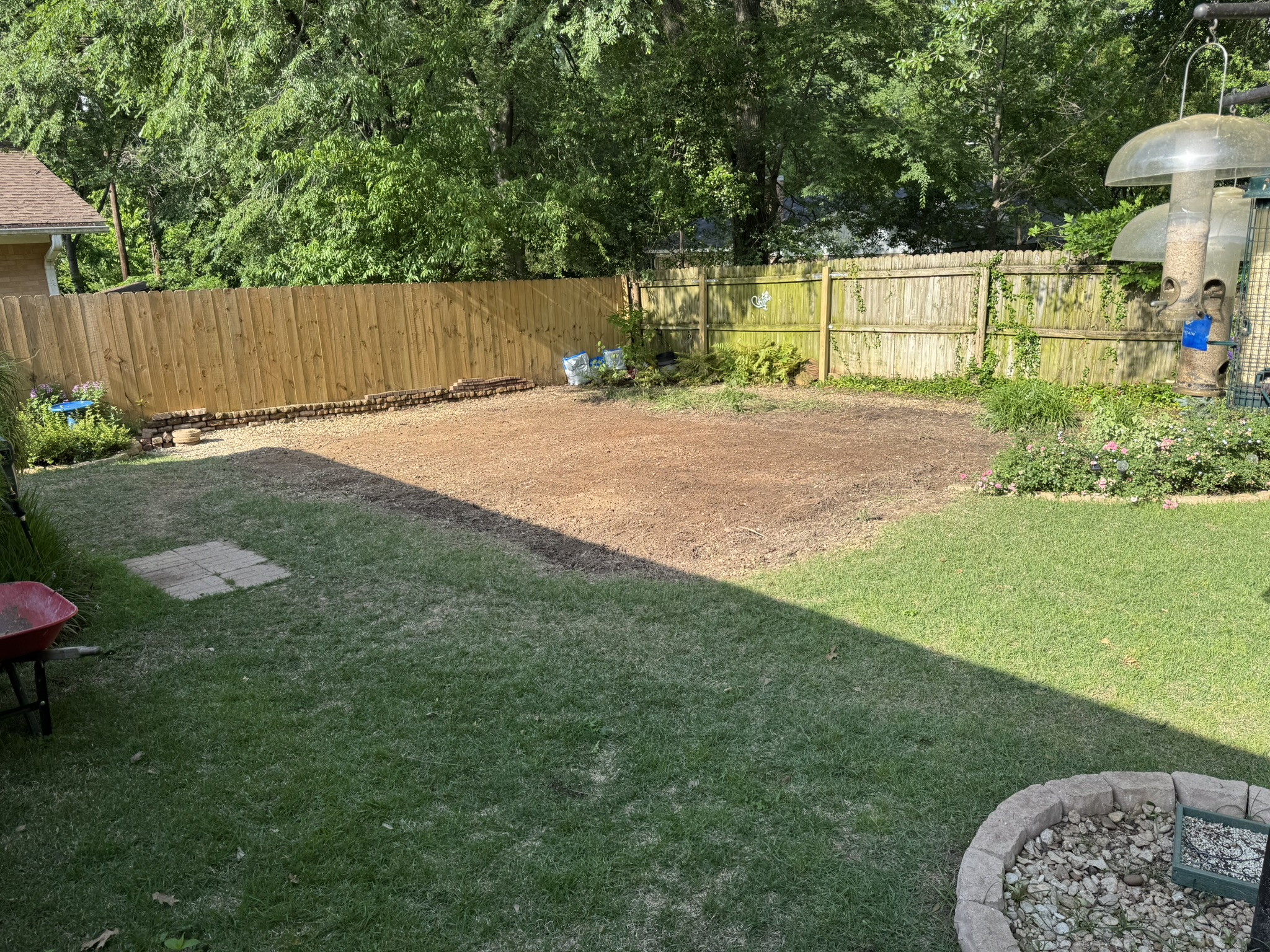 leveling ground for shed